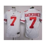 nike nfl jerseys san francisco 49ers #7 kaepernick white[game]