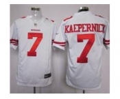 nike nfl jerseys san francisco 49ers #7 kaepernick white[game]