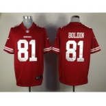 nike nfl jerseys san francisco 49ers #81 boldin red[game]