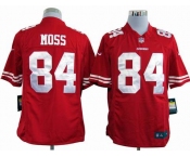 nike nfl jerseys san francisco 49ers #84 moss red[game]