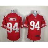 nike nfl jerseys san francisco 49ers #94 red [game]