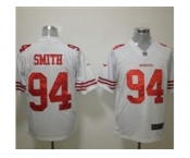 nike nfl jerseys san francisco 49ers #94 smith white[game]