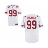 Men San Francisco 49ers #99 Deforest Buckner White Elite Jersey