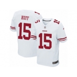 Men's Nike San Francisco 49ers #15 Josh Huff Elite White NFL Jersey