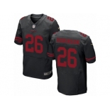 Men's Nike San Francisco 49ers #26 Rashard Robinson Elite Black Alternate NFL Jersey