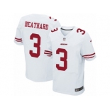 Men's Nike San Francisco 49ers #3 C. J. Beathard Elite White NFL Jersey