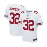 Men's Nike San Francisco 49ers #32 Kendall Hunter Elite White NFL Jersey