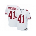 Men's Nike San Francisco 49ers #41 Ahkello Witherspoon Elite White NFL Jersey