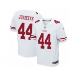 Men's Nike San Francisco 49ers #44 Kyle Juszczyk Elite White NFL Jersey