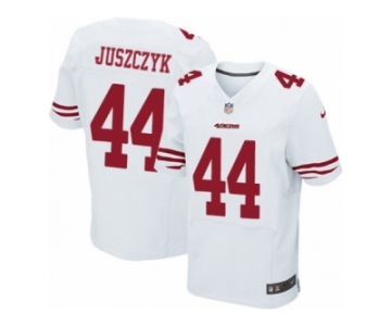 Men's Nike San Francisco 49ers #44 Kyle Juszczyk Elite White NFL Jersey