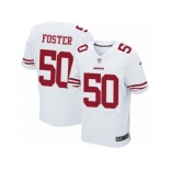 Men's Nike San Francisco 49ers #50 Reuben Foster Elite White NFL Jersey