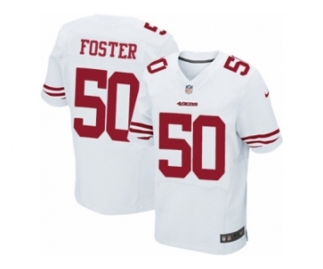 Men's Nike San Francisco 49ers #50 Reuben Foster Elite White NFL Jersey