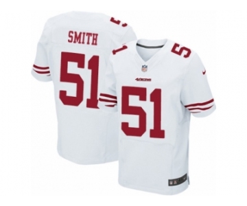 Men's Nike San Francisco 49ers #51 Malcolm Smith Elite White NFL Jersey