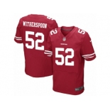 Men's Nike San Francisco 49ers #52 Ahkello Witherspoon Elite Red Team Color NFL Jersey