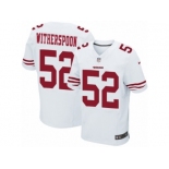 Men's Nike San Francisco 49ers #52 Ahkello Witherspoon Elite White NFL Jersey