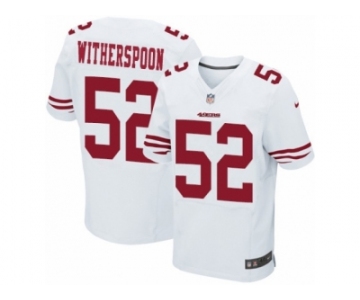 Men's Nike San Francisco 49ers #52 Ahkello Witherspoon Elite White NFL Jersey