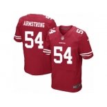 Men's Nike San Francisco 49ers #54 Ray-Ray Armstrong Elite Red Team Color NFL Jersey