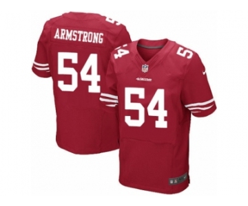 Men's Nike San Francisco 49ers #54 Ray-Ray Armstrong Elite Red Team Color NFL Jersey