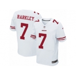 Men's Nike San Francisco 49ers #7 Matt Barkley Elite White NFL Jersey