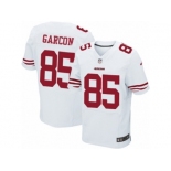 Men's Nike San Francisco 49ers #85 Pierre Garcon Elite White NFL Jersey