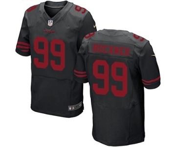 Men's Nike San Francisco 49ers #99 DeForest Buckner Elite Black Alternate NFL Jersey