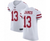 Men's San Francisco 49ers #13 Richie James White Vapor Untouchable Elite Player Football Jersey