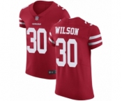 Men's San Francisco 49ers #30 Jeff Wilson Red Team Color Vapor Untouchable Elite Player Football Jersey