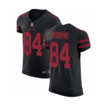 Men's San Francisco 49ers #84 Kendrick Bourne Black Alternate Vapor Untouchable Elite Player Football Jersey