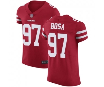 Men's San Francisco 49ers #97 Nick Bosa Red Team Color Vapor Untouchable Elite Player Football Jersey