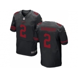 Nike San Francisco 49ers #2 Blaine Gabbert Black jerseys([Elite]