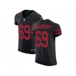 Nike San Francisco 49ers #69 Mike McGlinchey Black Alternate Men Stitched NFL Vapor Untouchable Elite Jersey