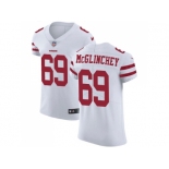 Nike San Francisco 49ers #69 Mike McGlinchey White Men Stitched NFL Vapor Untouchable Elite Jersey