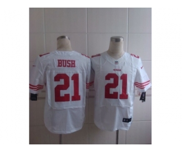 nike jerseys san francisco 49ers #21 reggie bush white[Elite]