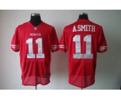 nike nfl jerseys san francisco 49ers #11 a.smith red[elite]