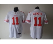 nike nfl jerseys san francisco 49ers #11 a.smith white[elite]