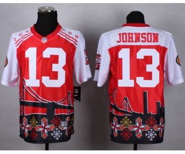 nike nfl jerseys san francisco 49ers #13 johnson[Elite Style Noble Fashion]