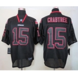 nike nfl jerseys san francisco 49ers #15 crabtree black[Elite lights out]