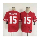 nike nfl jerseys san francisco 49ers #15 smelter red[Elite][smelter]