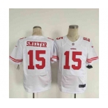 nike nfl jerseys san francisco 49ers #15 smelter white[Elite][smelter]