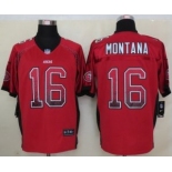 nike nfl jerseys san francisco 49ers #16 joe montana red[Elite drift fashion]