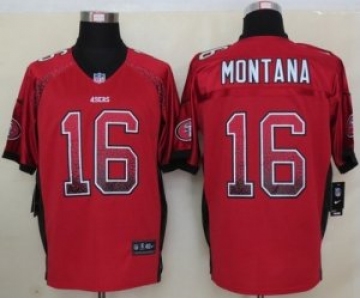 nike nfl jerseys san francisco 49ers #16 joe montana red[Elite drift fashion]