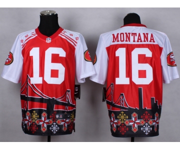 nike nfl jerseys san francisco 49ers #16 montana [Elite Style Noble Fashion]