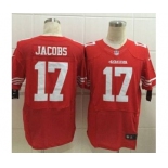 nike nfl jerseys san francisco 49ers #17 jacobs red[Elite][jacobs]