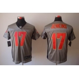 nike nfl jerseys san francisco 49ers #17 jenkins grey[Elite shadow]