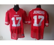 nike nfl jerseys san francisco 49ers #17 jenkins red[elite]