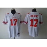 nike nfl jerseys san francisco 49ers #17 jenkins white[elite]