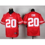 nike nfl jerseys san francisco 49ers #20 cox red[Elite][cox]