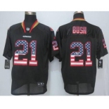 nike nfl jerseys san francisco 49ers #21 bush black[Elite USA flag fashion][bush]