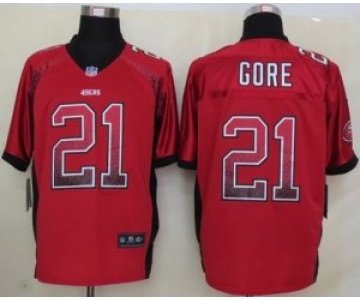 nike nfl jerseys san francisco 49ers #21 frank gore red[Elite drift fashion]