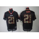 nike nfl jerseys san francisco 49ers #21 gore black[camo fashion Elite]